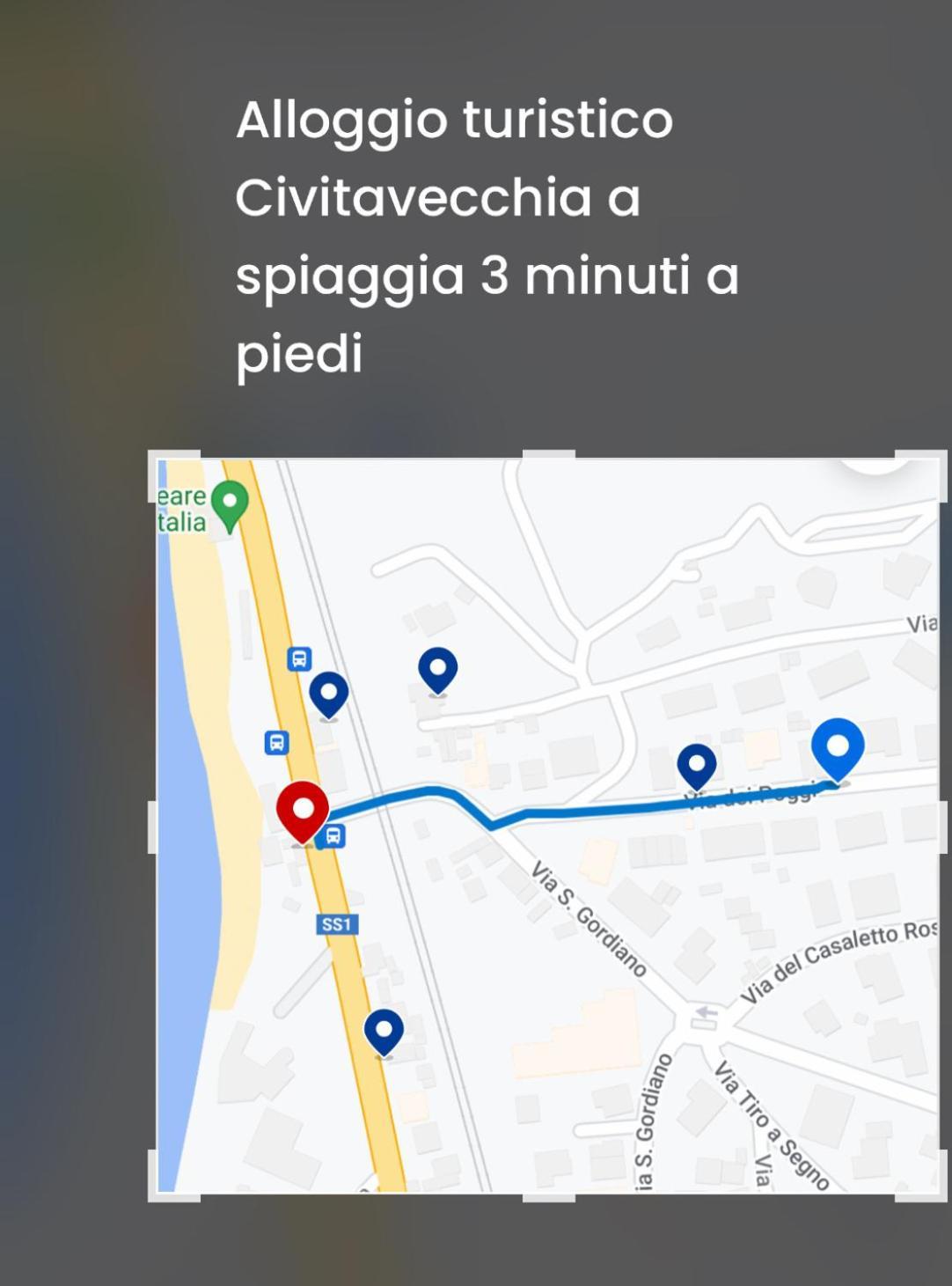 B&B Civitavecchia La Casetta Con Giardino Экстерьер фото